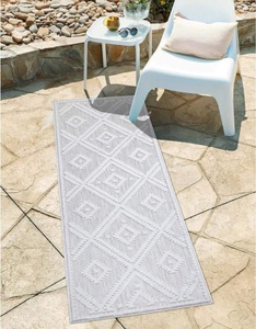 Carpet City, Carpet City Teppich »Santorini«, rechteckig, 5 mm Höhe, 3D-Effekt, für Wohnzimmer, Flur, Küche, Wintergarten, Balkon, Wetterfest & UV-beständig, Carpet City Teppich »In-& Outdoorteppich Santorini 454, 3D-Effekt, Raute-Optik«, rechteckig, 5 mm Höhe, Wetterfest & UV-beständig für Terrasse, Balkon, Küche, Flur