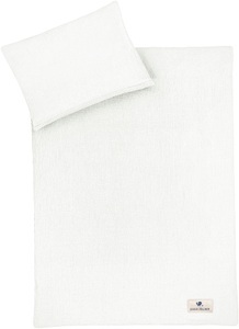 Julius Zöllner, JULIUS ZÖLLNER Bettwäsche Terra ivory 100 x 135 cm, Julius Zöllner Kinderbettwäsche »Musselin Ivory 100 x 135 + 40 x 60 cm«