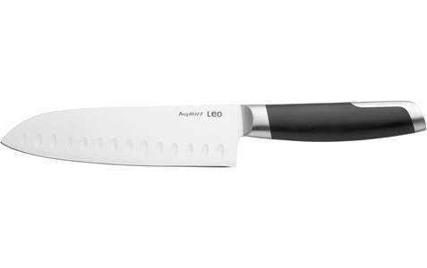 Berghoff, BergHOFF Santokumesser Leo Graphite 17.5 cm, Schwarz, BergHOFF Kochmesser »Santokumesser Graphite«, (1 tlg.)