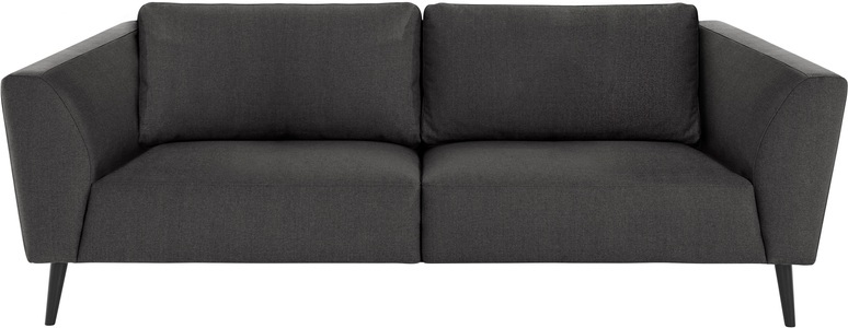 PLACES OF STYLE, Places of Style 3-Sitzer »Adrano«, mit Massivholz Beinen, inklusive 2 Rückenkissen, 