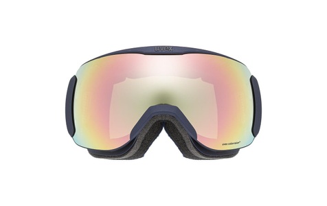 Uvex, Uvex Skibrille Downhill 2100 WE - Navy Mat SL/Rose-Green, Uvex downhill 2100 WE CV Skibrille / Snowboardbrille dunkelblau