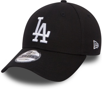New Era, New Era Nouvelle ère Cap - Los Angeles Dodgers noir 9Forty, New Era 9Forty Cap / Strapback - Black + White Einheitsgroesse Herren