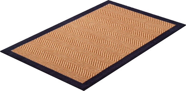 Grund, Grund Teppich »Herringbone«, rechteckig, 8 mm Höhe, In- und Outdoor geeignet, Wohnzimmer, Grund Teppich »Herringbone«, rechteckig, 8 mm Höhe, In- und Outdoor geeignet, mit Bordüre