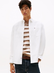 Tommy Jeans Langarmhemd »TJM OXFORD«, relaxed fit, Button-down-Kragen