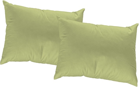 Adam elements, Adam Elements - ADAM - Kissenbezug Uni Collection 60 cm x 40 cm, Hellgrün, Adam Dekokissen »Uni Collection«, im Uni Design, Kissenhülle ohne Füllung, 1 Stück