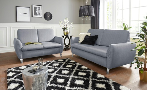 SIT&MORE, sit&more 2-Sitzer, sit&more 2-Sitzer »Daytona« inklusive Federkern und einer Kopfstütze