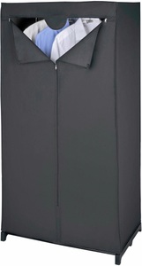 Wenko, Wenko Kleiderschrank, »Deep Black«, WENKO Kleiderschrank »Deep Black 75 cm x 150 cm 1 Stück«