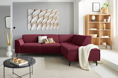 DOMO collection, DOMO collection Ecksofa, DOMO collection Ecksofa »Amora L-Form«, mit Federkern