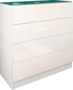borchardt Möbel, borchardt Möbel Kommode »Vaasa«, Breite 76 cm, Glasoberboden, borchardt Möbel Kommode »Vaasa«, Breite 76 cm, Glasoberboden
