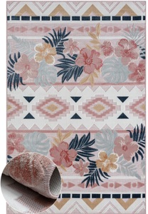 Myflair Möbel & Accessoires Teppich »Lotus, LAGERRÄUMUNG!«, rechteckig, 8 mm Höhe, florales Design, Blumen Motiv, Outdoor geeignet, Balkon, Terrasse