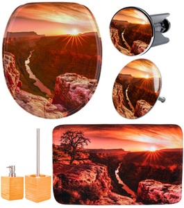Sanilo, Sanilo Badaccessoire-Set »Grand Canyon«, (Komplett-Set, 6 tlg.), Sanilo Badaccessoire-Set »Grand Canyon«, (Komplett-Set, 6 tlg.)