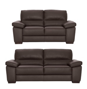 CALIA ITALIA, CALIA ITALIA Polstergarnitur »Gaia«, (Set, 2 tlg.), Ledersofa Garnitur bestehend aus 2-Sitzer und 3-Sitzer, CALIA ITALIA Polstergarnitur »Gaia, hochwertige Garnitur aus 2-Sitzer und 3-Sitzer, edles Design«, (Set, 2 tlg.), Ledergarnitur, in zwei hochwertigen Lederqualitäten