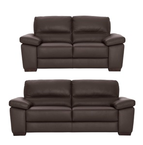 CALIA ITALIA, CALIA ITALIA Polstergarnitur »Gaia«, (Set, 2 tlg.), Ledersofa Garnitur bestehend aus 2-Sitzer und 3-Sitzer, CALIA ITALIA Polstergarnitur »Gaia, hochwertige Garnitur aus 2-Sitzer und 3-Sitzer, edles Design« Set, 2 Stk. tlg. Ledergarnitur, in zwei hochwertigen Lederqualitäten