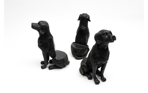 undefined, Blumenständer »Potty Feet Sitzender Labrador«, Jardinopia Pflanzentopffüsse Potty Feet Sitzender Labrador, 3er Set