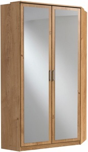 Wimex, home24 Eckschrank Julan (mit Spiegel), Wimex Eckkleiderschrank »Click«, mit 2 Spiegeltüren