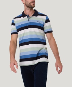Pioneer Authentic Jeans Poloshirt, mit Streifenmuster