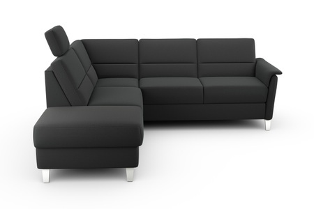 SIT&MORE, sit&more Ecksofa, sit&more Ecksofa »Palmera L-Form«, Federkern, wahlweise mit Bettfunktion und mit/ohne Stauraum