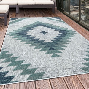 Ayyildiz Teppiche, Ayyildiz Teppiche Teppich, rechteckig, 8 mm Höhe, Flachflor mit Hoch-Tief-Struktur, In-und Outdoor geeignet, Ayyildiz Teppiche Teppich »BAHAMA 5154,AYYILDIZ TEPPICHE,BAHA«, rechteckig, 8 mm Höhe, Flachflor mit Hoch-Tief-Struktur, In-und Outdoor geeignet