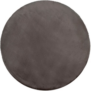 Paco Home Fellteppich »Rabbit 780«, rund, 25 mm Höhe, Kunstfell, Kaninchenfell-Haptik, seidenweich - ein echter Kuschelteppich, Uni-Farben, ideal im Wohnzimmer & Schlafzimmer