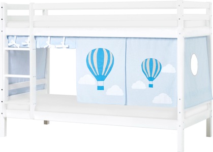 Hoppekids, Hoppekids Etagenbett, Liegefläche 90x200 cm, mit Textilset und wahlweise mit Matratze, 