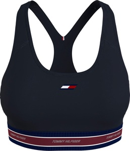 Tommy Hilfiger Sport, Tommy Hilfiger Sport Sport-Bustier »MID INTENSITY SEASONAL TAPE BRA«, mit TH-Logo auf der Brust, 