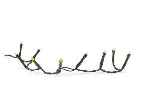 STT, STT - Lichterkette OUTDOOR LIGHT - Kunststoff - dunkelgrün - 200 cm, STT LED-Lichterkette »Recharge«, 40 St.-flammig