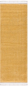 Carpet City, Carpet City Hochflor-Läufer »Pulpy 100«, rechteckig, 30 mm Höhe, Wohnzimmer, Carpet City Hochflor-Teppich »Pulpy 100«, rechteckig, 30 mm Höhe, Läufer, weich, mit Fransen, uni, viele Grössen, Wohnzimmer, Schafzimmer