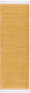 Carpet City, Carpet City Hochflor-Läufer »Pulpy 100«, rechteckig, 30 mm Höhe, Wohnzimmer, Carpet City Hochflor-Teppich »Pulpy 100«, rechteckig, 30 mm Höhe, Läufer, weich, mit Fransen, uni, viele Grössen, Wohnzimmer, Schafzimmer