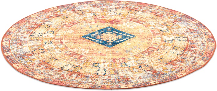 TOM TAILOR Teppich »Funky Outdoor Orient Two«, rund, 5 mm Höhe