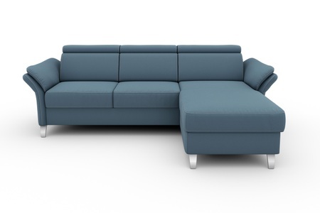 SIT&MORE, sit&more Ecksofa, sit&more Ecksofa »Vincenzo L-Form«, inklusive Kopfteilverstellung, wahlweise mit Bettfunktion, Bettkasten
