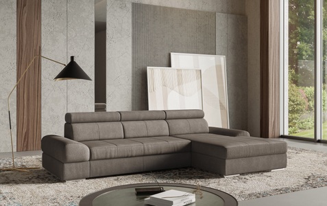 sit&more Ecksofa »Broadway L-Form«, mit verstellbaren Kopfteilen, wahlweise mit Bettfunktion