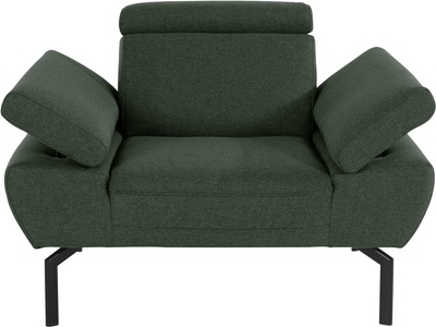 PLACES OF STYLE, Places of Style Sessel »Trapino Luxus«, wahlweise mit Rückenverstellung, incl. Kopf- und Armteilverstellung, Luxus-Microfaser in Lederoptik fühlt sich an wie echtes Leder, 