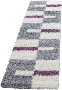 AYYILDIZ, Hochflor-Teppich, »Gala Shaggy 2505«, Ayyildiz, rechteckig, Höhe 30 mm, maschinell gewebt, Ayyildiz Teppiche Hochflor-Läufer »Gala Shaggy 2505«, rechteckig, 30 mm Höhe, 80cm x 250cm (BxL)