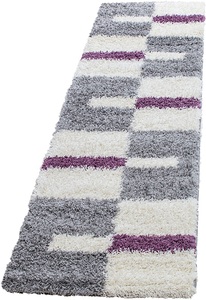 AYYILDIZ, Hochflor-Teppich, »Gala Shaggy 2505«, Ayyildiz, rechteckig, Höhe 30 mm, maschinell gewebt, Ayyildiz Teppiche Hochflor-Läufer »Gala Shaggy 2505«, rechteckig, 30 mm Höhe, 80cm x 250cm (BxL)