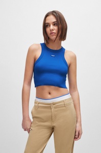 HUGO Blue Tanktop »Baby Tank« Cropped-Form