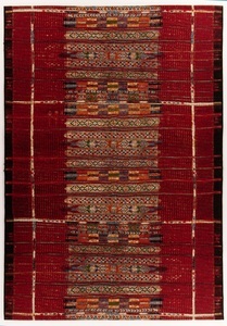 GINO FALCONE, Gino Falcone Teppich »Outdoor-Africa 38«, rechteckig, 5 mm Höhe, Flachgewebe, In- und Outdoor geeignet, Wohnzimmer, Gino Falcone Teppich »Outdoor-Africa 38«, rechteckig, 5 mm Höhe, Flachgewebe, Ethno Style, In- und Outdoor geeignet