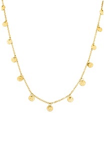 Purelei, Purelei Kette mit Anhänger »Schmuck Geschenk, Malihini, runder Strukturanhänger, Necklace-Malihini«, Purelei Kette mit Anhänger »Schmuck Geschenk Malihini, runder Strukturanhänger, Necklace-Malihini«