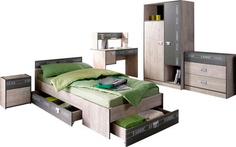 Parisot Jugendzimmer-Set »Fabric«, (Set, 4 St.)