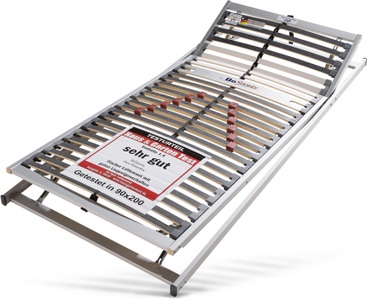 BESPORTS, Lattenrost, »Duo Powerflex«, BeSports, Kopfteil manuell verstellbar, BeSports Lattenrost »Lattenrost Duo Powerflex, Lattenrost in 90x200 cm und weiteren Grössen«, (1 St.), Lattenrost mit geringer Bauhöhe, 90x200 cm und weitere Grössen