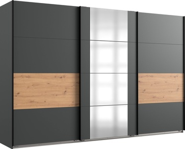 Wimex, Wimex Schwebetürenschrank »Barmbek«, mit 2 Stoffboxen und zusätzlichen Einlegeböden, Wimex Schwebetürenschrank »Barmbek Schlafzimmerschrank BESTSELLER Garderobenschrank«, Kleiderschrank mit 2 Stoffboxen und 2 zusätzlichen Böden, Spiegeltür