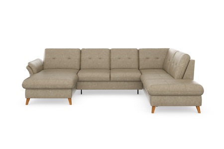 sit&more Wohnlandschaft »Göteborg«, inklusive Sitztiefenverstellung und Federkern, wahlweise mit Bettfunktion und Bettkasten