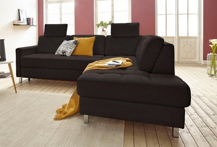 SIT&MORE, sit&more Ecksofa, sit&more Ecksofa »Pablo L-Form«, wahlweise mit Bettfunktion