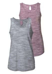 BEACHTIME, Beachtime Tanktop, Beachtime Tanktop »mit Struktureffekt«, (2er-Pack), aus pflegeleichter Qualität
