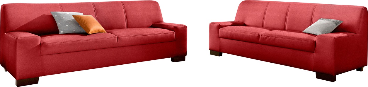 DOMO collection, DOMO collection Sitzgruppe (Set, 2-tlg), DOMO collection Polstergarnitur »Norma Top«, (Set), bestehend aus einem 2-Sitzer und einem 3-Sitzer