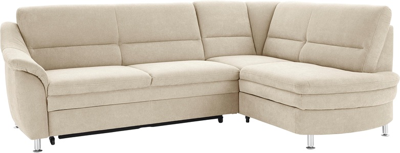 SIT&MORE, sit&more Ecksofa, sit&more Ecksofa »Cardoso L-Form«, mit Federkern, wahlweise mit Bettfunktion und Schubkasten