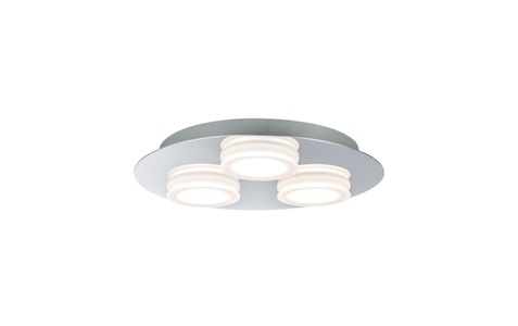 Paulmann, LED-Bad-Deckenleuchte EEK: LED (A++ - E) 15 W Warm-Weiß Paulmann 70874 Doradus Chrom, 