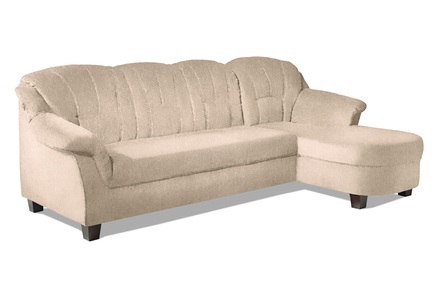 HOME AFFAIRE, Home affaire Ecksofa »Budapest«, wahlweise mit Bettfunktion, mit Recamiere oder Ottomane, 