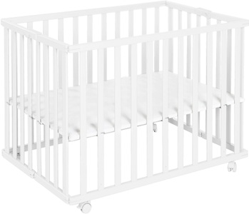 Roba, roba Laufgitter 74 x 100 cm weiß klappbar, roba® Laufgitter »klappbar Weiss 75 x 100 cm«, bis 15 kg