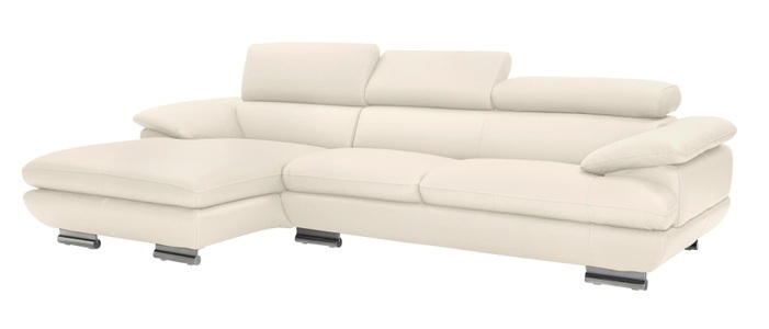 CALIA ITALIA, CALIA ITALIA Ecksofa »Magic«, in 2 Lederqualitäten, CALIA ITALIA Ecksofa »Magic, ein italienisches Sofa zum Träumen, erstklassiger Sitzkomfort«, mit verstellbaren Kopfteilen, in 2 Lederqualitäten
