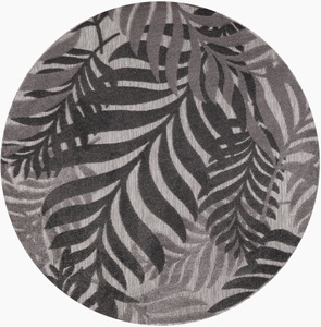 Sanat, Sanat Teppich »Floral«, rund, 6 mm Höhe, In- und Outdoor geeignet, florales Design, Balkon, Terasse, Sanat Teppich »Floral Outdoor«, rund, 6 mm Höhe, In- und Outdoor geeignet, florales Design, Balkon, Terasse